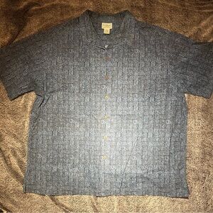 Aztec LL Bean button up shirt